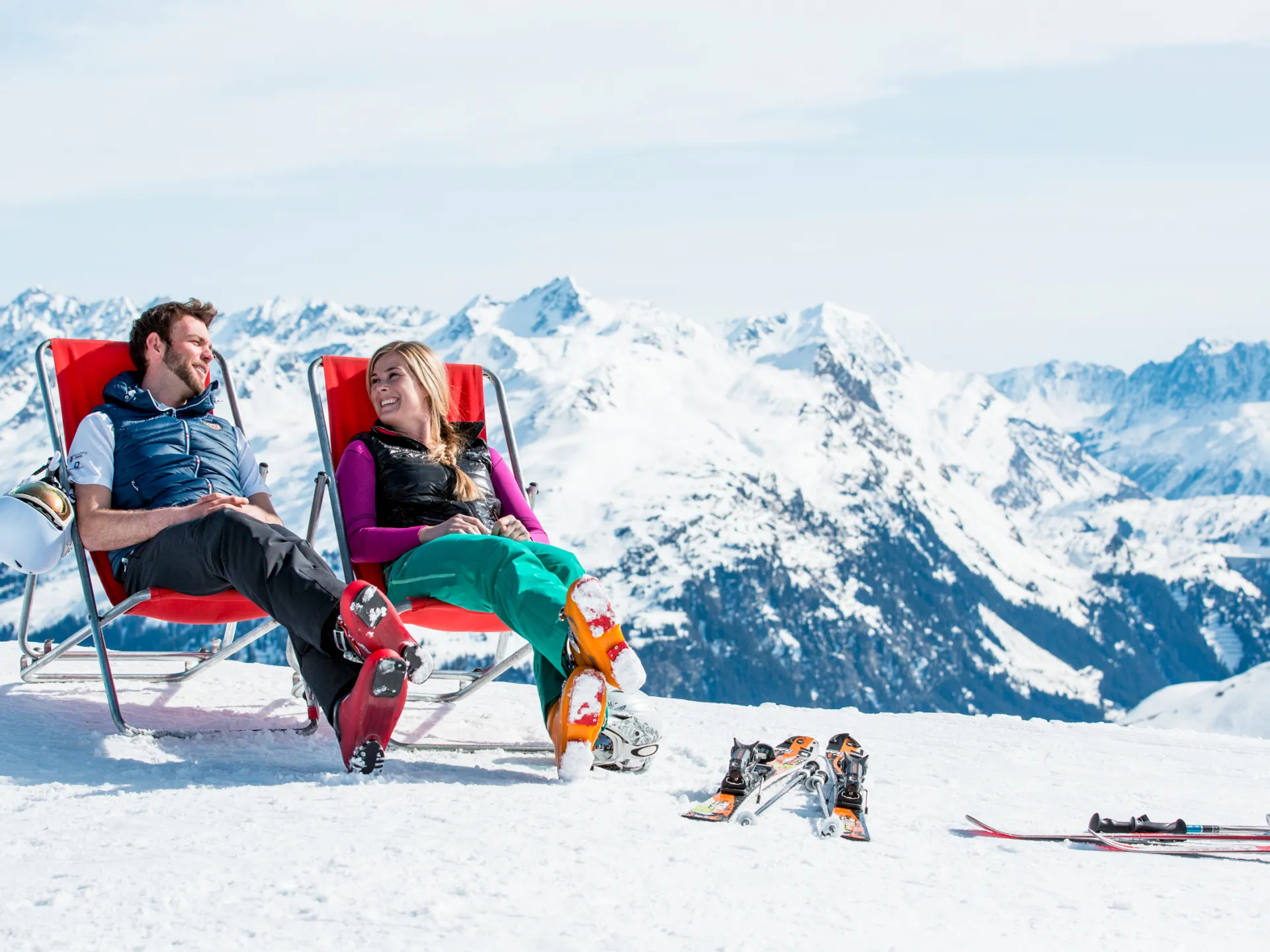 Relaxen im Skigebiet Silvretta Montafon